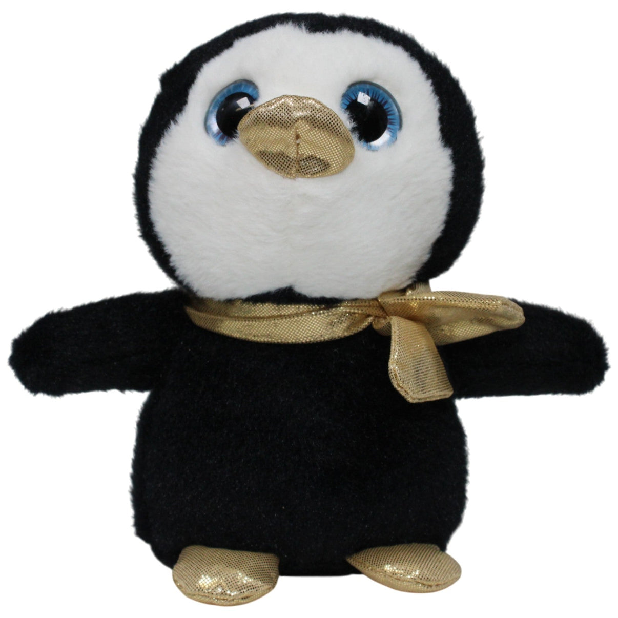 123000018642 Tender Toys Pinguin mit goldenem Schnabel und Schal Kuscheltier Kumpel Leo 20cm _GREEN WEEK_ ebay - stofftiere