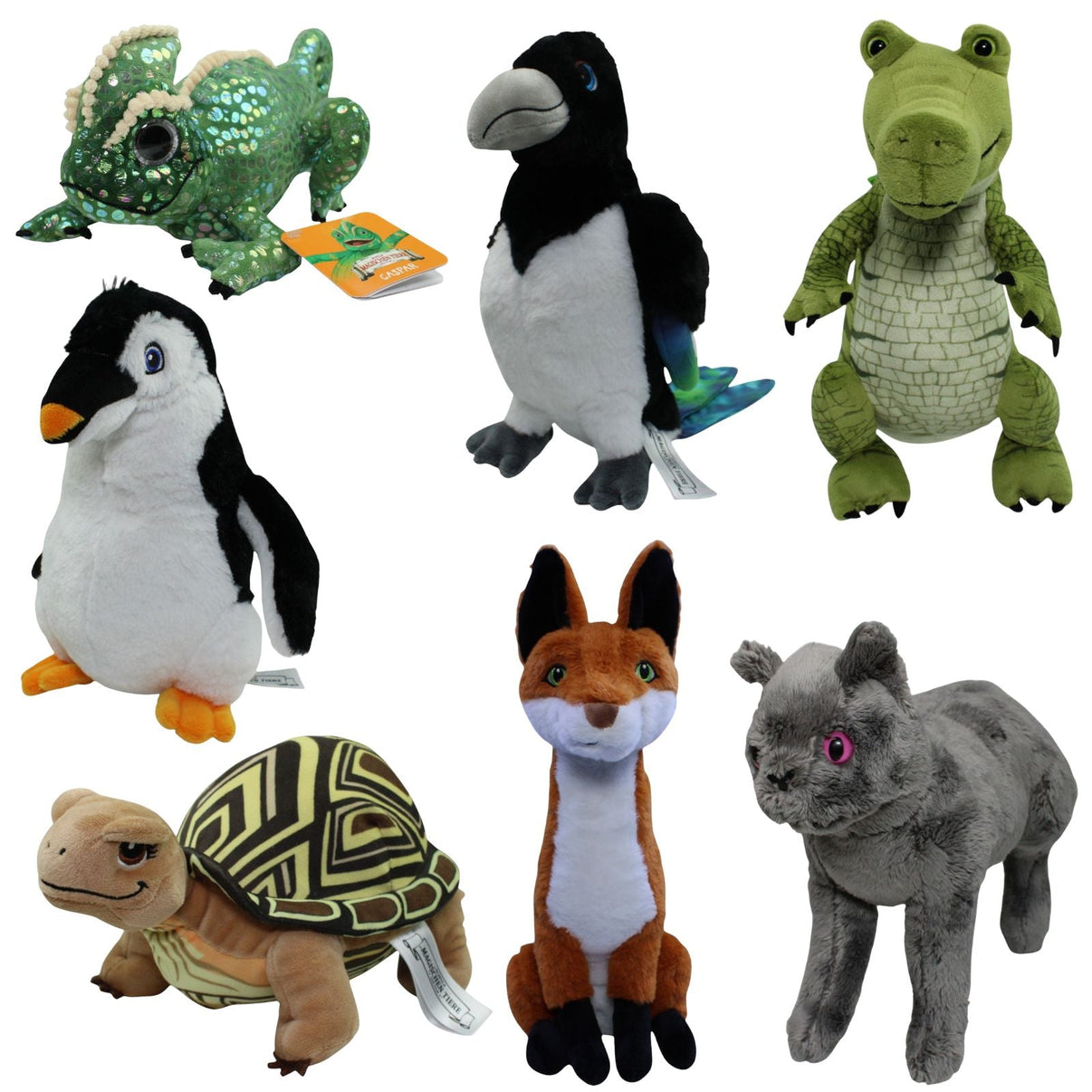 123000018649 TCC Global Penny Treuepunkte, Komplettset Die Schule der magischen Tiere Kuscheltier Kumpel Leo 25cm 32cm Alligator