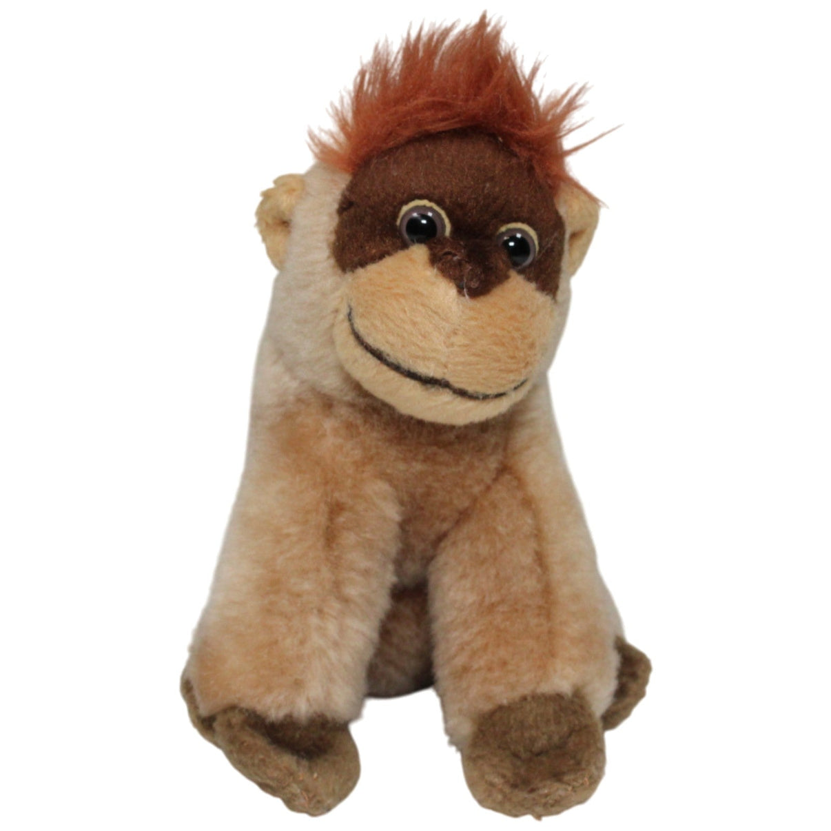 123000018715 SEMO Süßer kleiner brauner Affe Kuscheltier Kumpel Leo 15cm Affe Beige