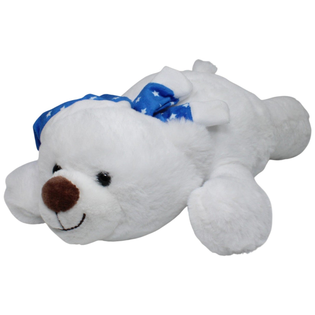 123000018721 Woolworth Woolis, Eisbär mit Schlafmütze Kuscheltier Kumpel Leo 35cm Blau ebay - stofftiere