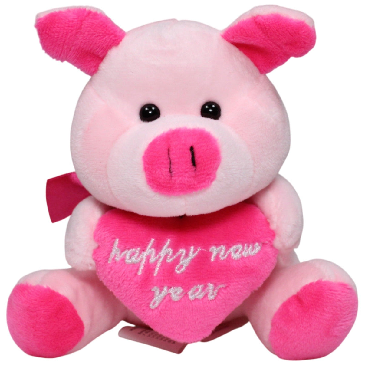 123000018723 VOG Glücksschwein mit Herz "happy new year", rosa Kuscheltier Kumpel Leo 15cm ebay - stofftiere Gebraucht