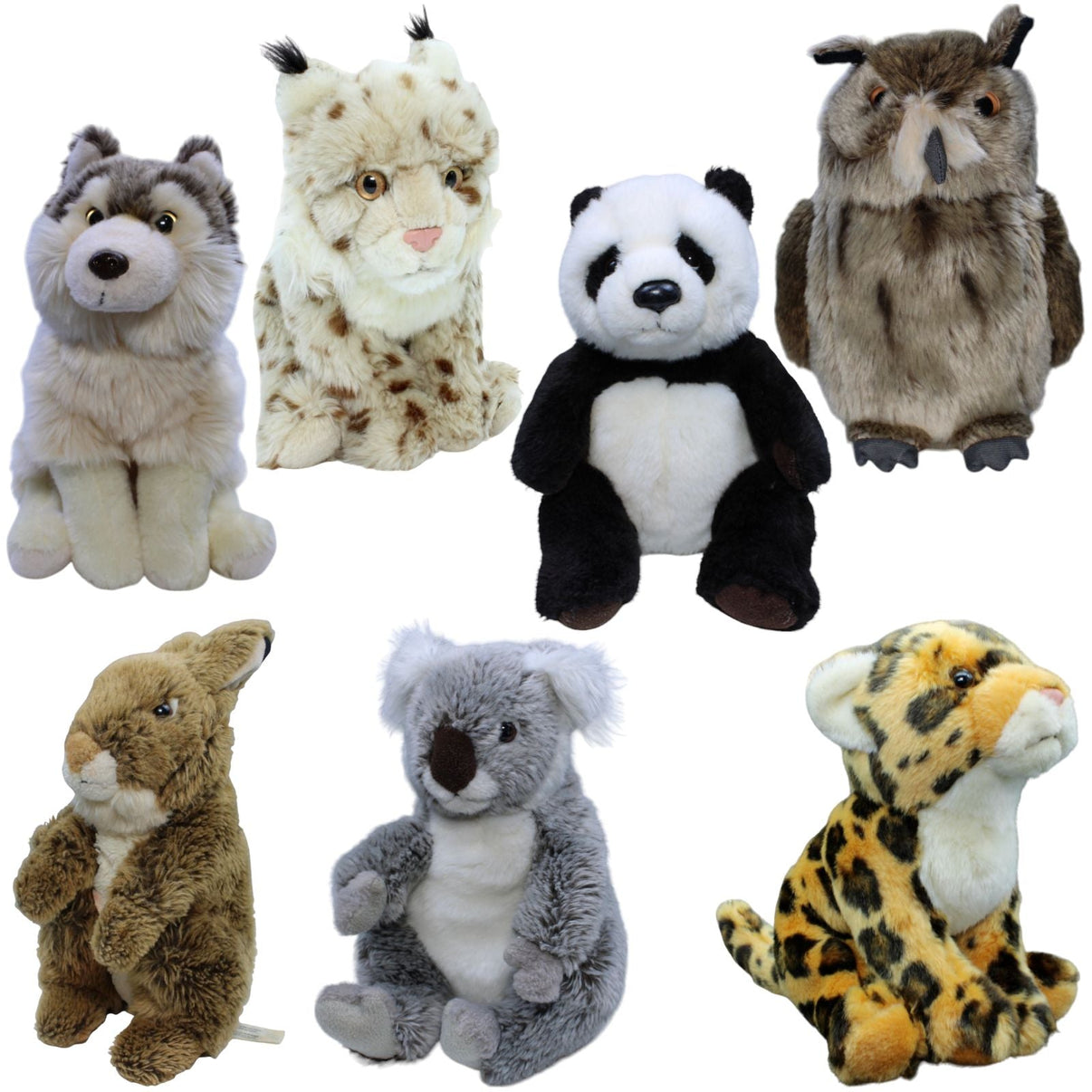 123000018737 Bon Ton Toys WWF, große Tierwelt Kuscheltier Kumpel Leo 23cm 25cm Beige