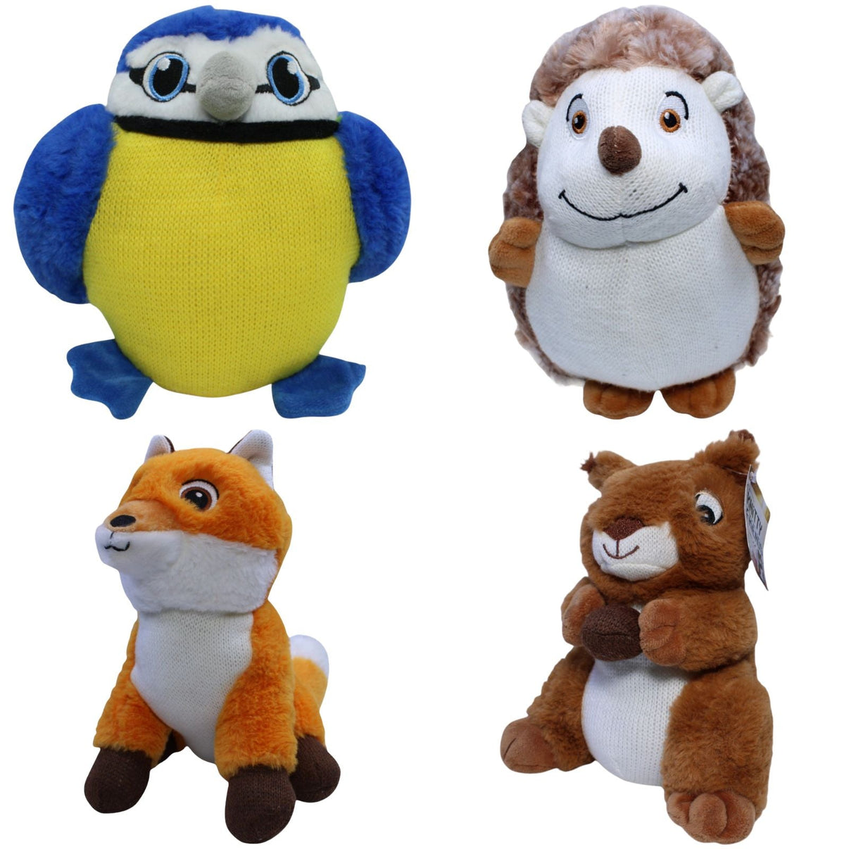 123000018740 Boost Collectibles Knitty Friends Forest, kleine Waldfreunde Kuscheltier Kumpel Leo 23cm 25cm Blau