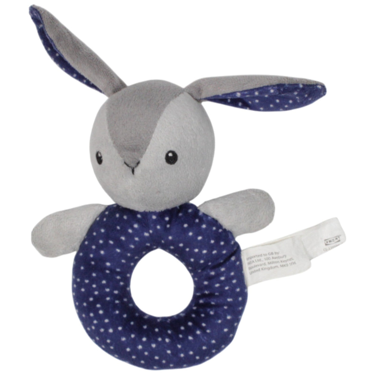 123000018757 IKEA Grauer Hase, GULLIGAST Greifling mit Rassel Kumpel Leo 21cm Blau ebay - baby - sonstiges