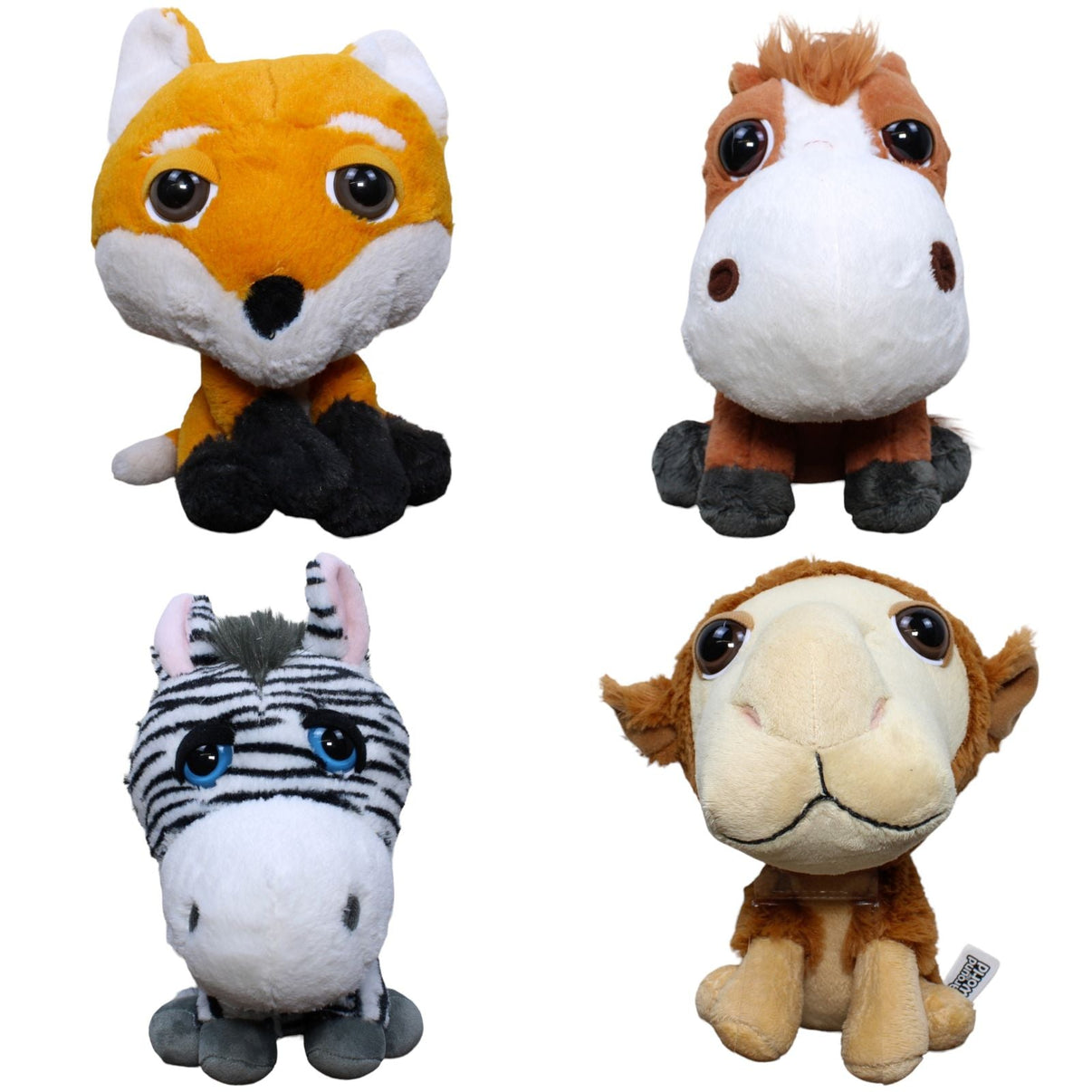 123000018812 TCC Global Big Headz, Safari Abenteuer Kuscheltier Kumpel Leo 21cm 23cm Beige