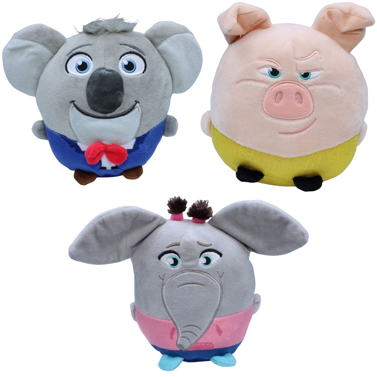 123000018828 Jakala Tiere aus Sing, 3er - Set Kuscheltier Kumpel Leo 16cm 17cm Charakter