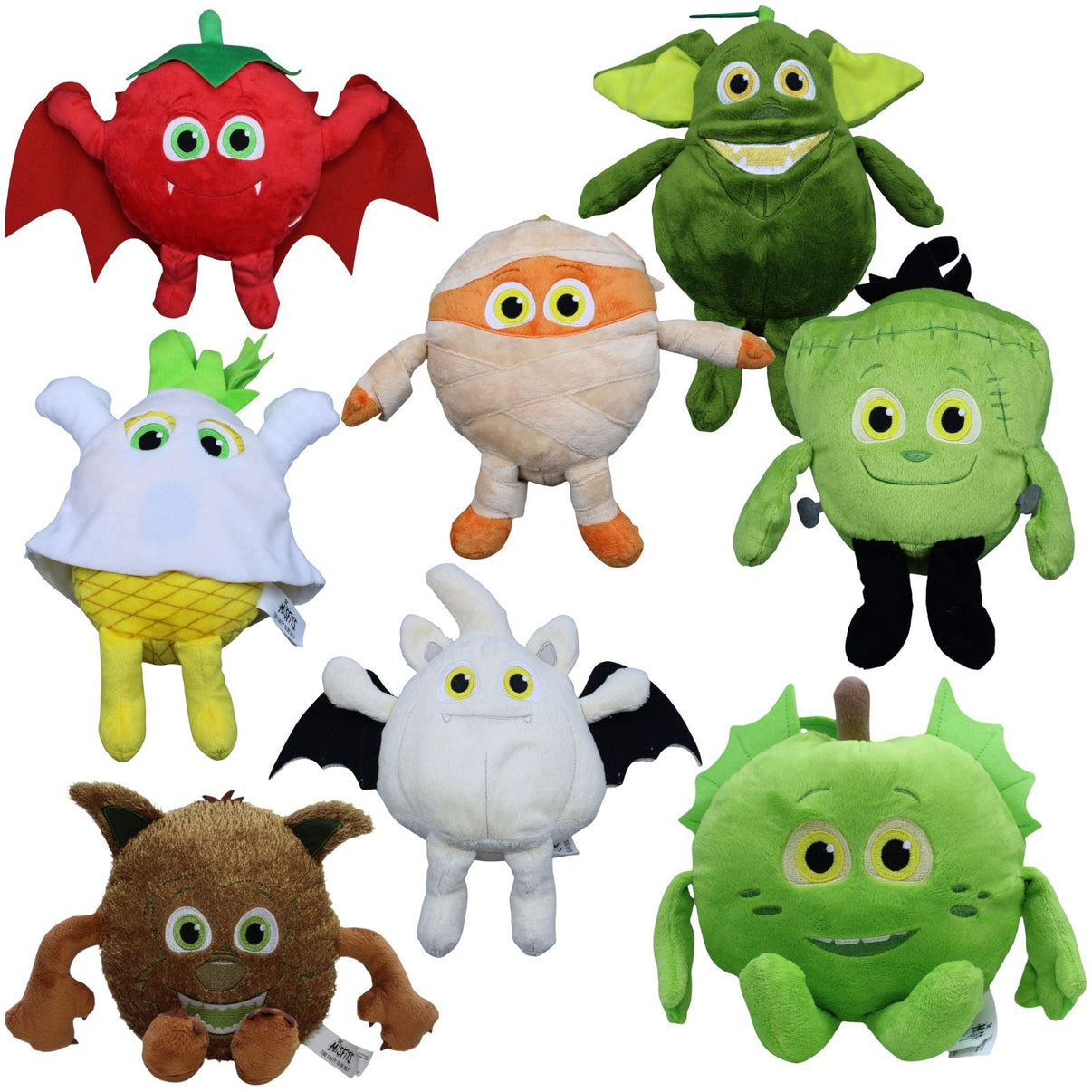 123000018833 TCC Global The Misfits (Gesundgeheuer) Komplettset Plüschfigur Kumpel Leo 25cm 32cm Beige