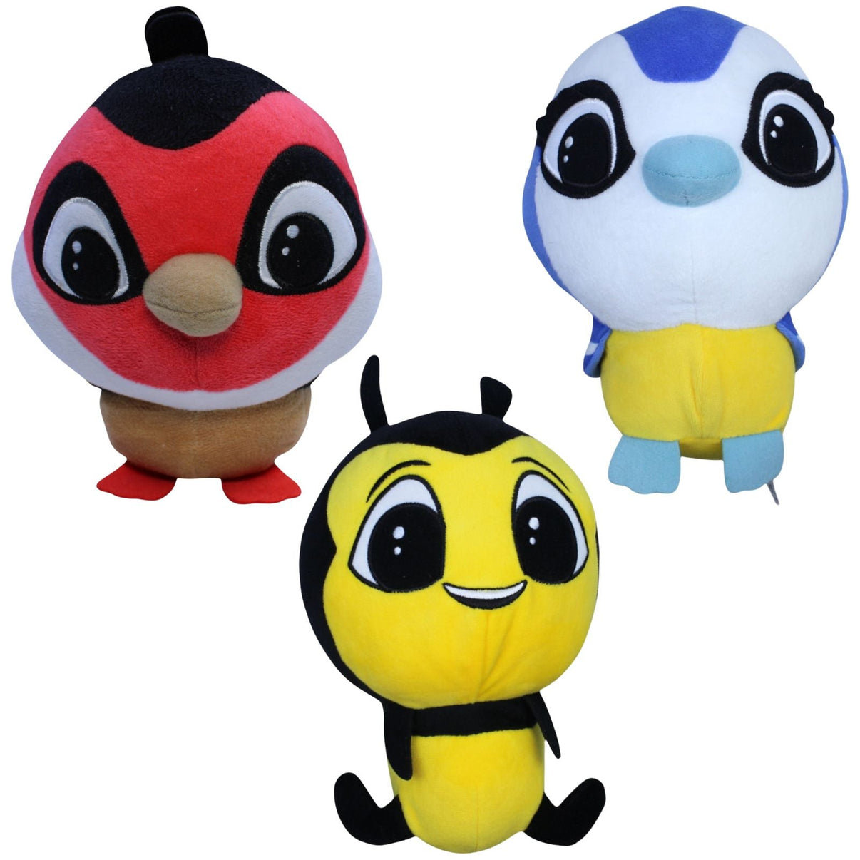 123000018838 Brand Loyalty Backyard Buddies, 3 - er Set Kuscheltier Kumpel Leo 20cm 22cm Biene