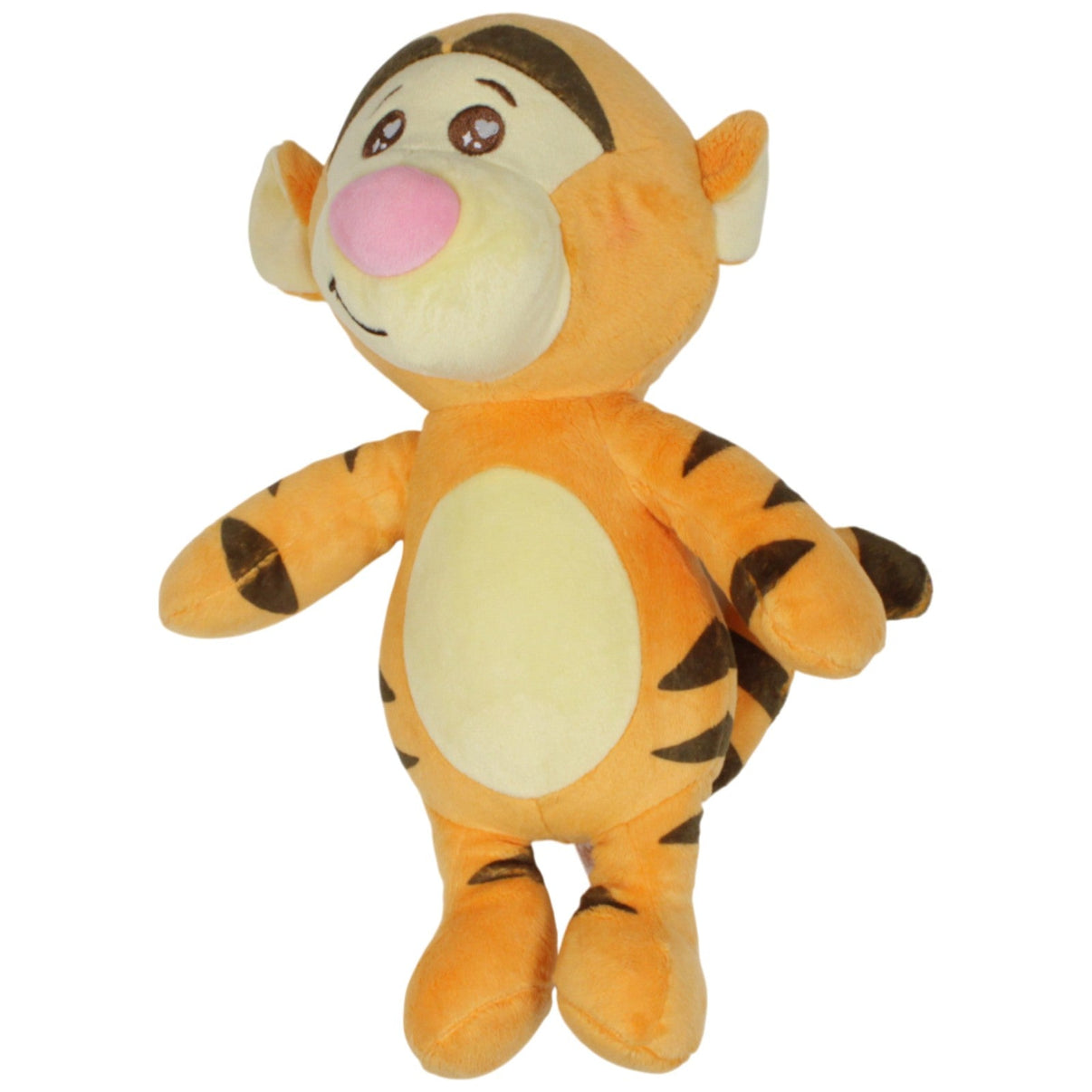 123000018847 Simba Twinkle Eyes, Tigger aus Disney Winnie Puuh Kuscheltier Kumpel Leo 32cm Braun Charakter