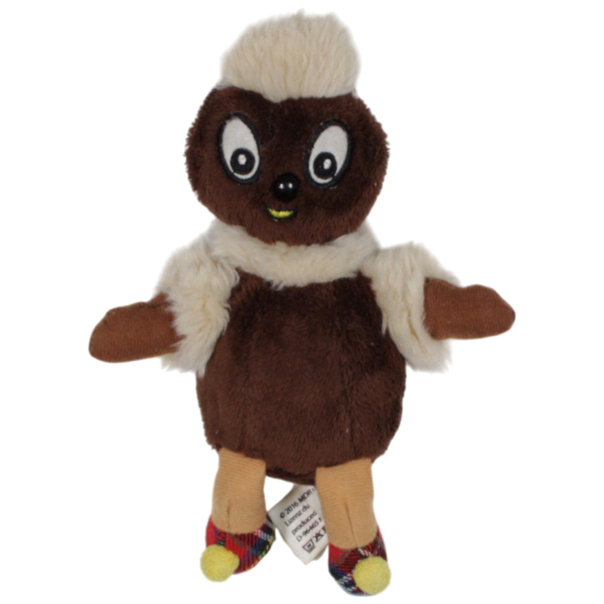 123000018851 Heunec Kobold Pittiplatsch mit Sound aus Unser Sandmännchen Plüschfigur Kumpel Leo 2014 20cm Beige