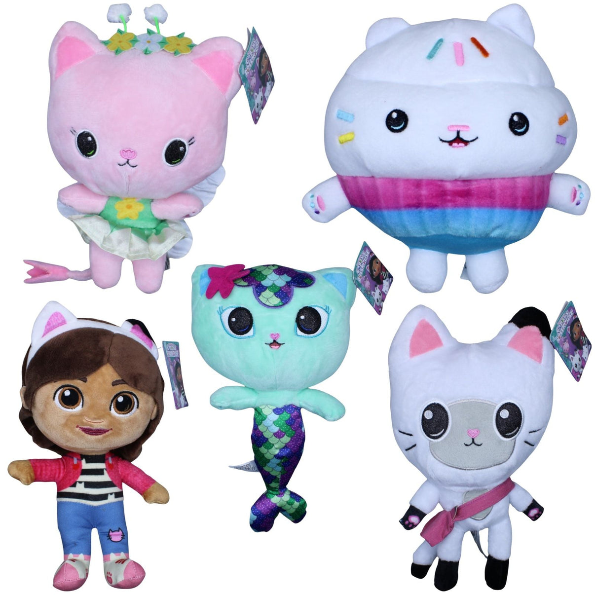 123000018861 Famosa Großes Gabby's Dollhouse 5er - Set Kuscheltier Kumpel Leo 22cm 30cm Charakter