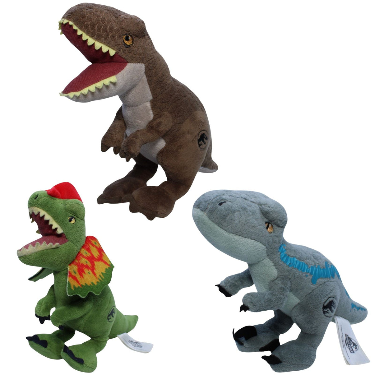 123000018871 Jakala Jurassic World 3er - Set Kuscheltier Kumpel Leo 23cm 25cm Dinosaurier