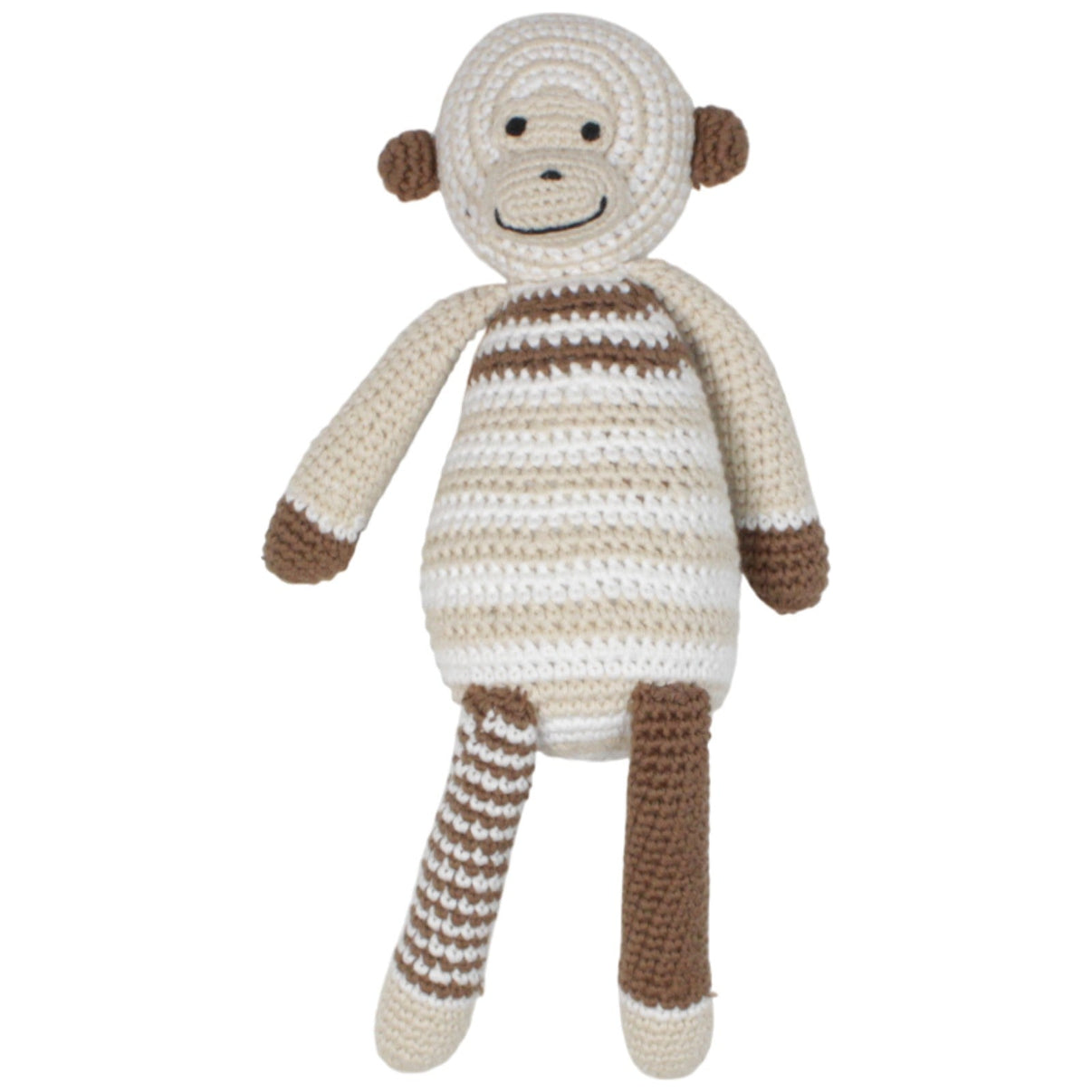 123000018884 Best Textil Gehäkelter Affe Kuscheltier Kumpel Leo 31cm Affe Beige