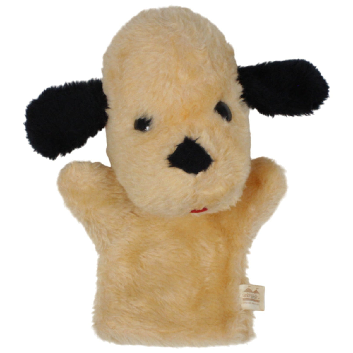 123000018921 Animal Fair Süßer Hund Handpuppe Kumpel Leo 28cm _Vintage_ Beige