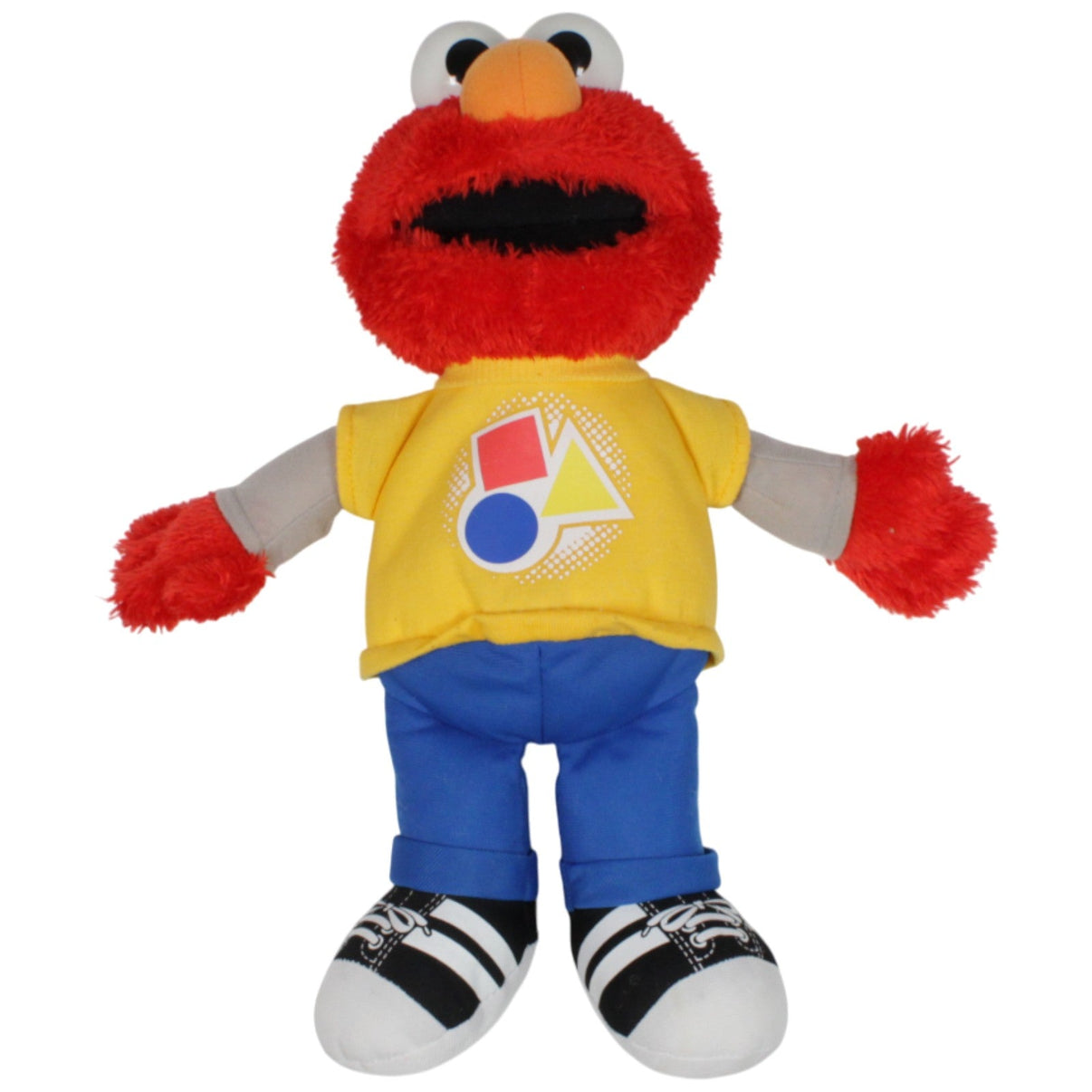 123000018949 Hasbro Rockin' Shapes & Colors Elmo (ohne Elektronik) aus Sesamstraße Plüschfigur Kumpel Leo 37cm Blau Charakter