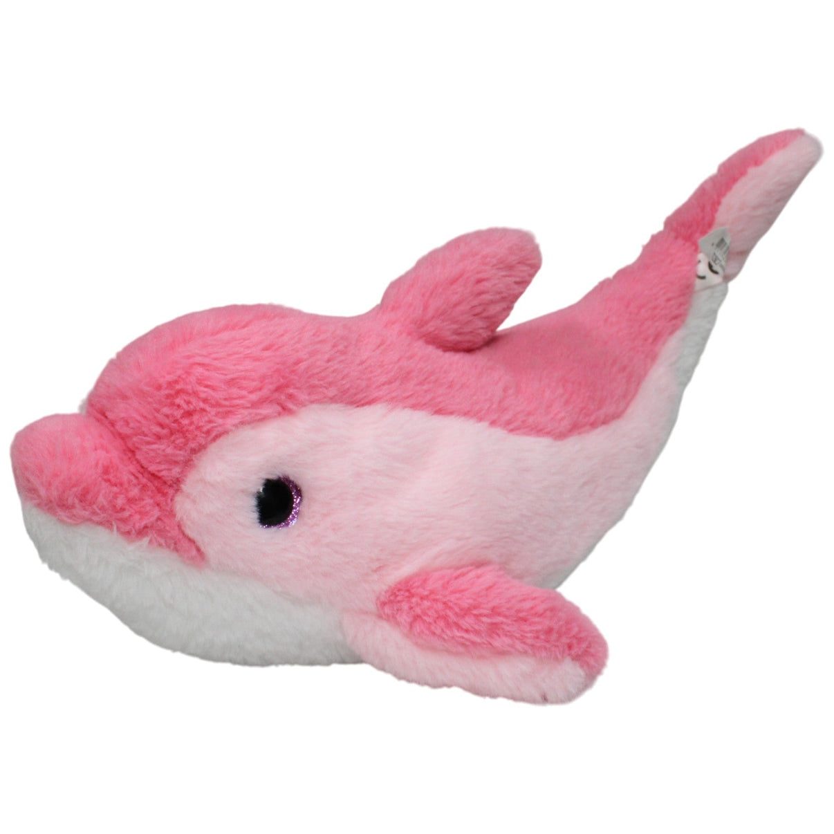 123000018952 PIA International Soft Toys Delfin mit Glitzeraugen, pink - weiß Kuscheltier Kumpel Leo 40cm Delfin ebay - stofftiere