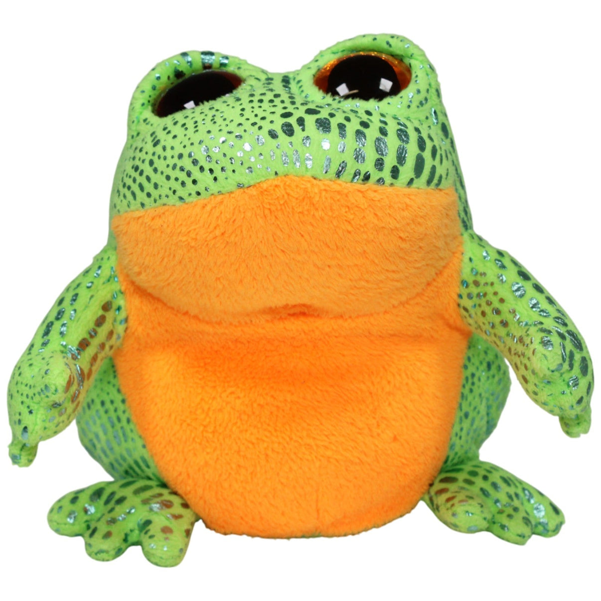 123000018970 TY Glitzer - Frosch Speckles, klein Kuscheltier Kumpel Leo 13cm 2012 ebay - stofftiere