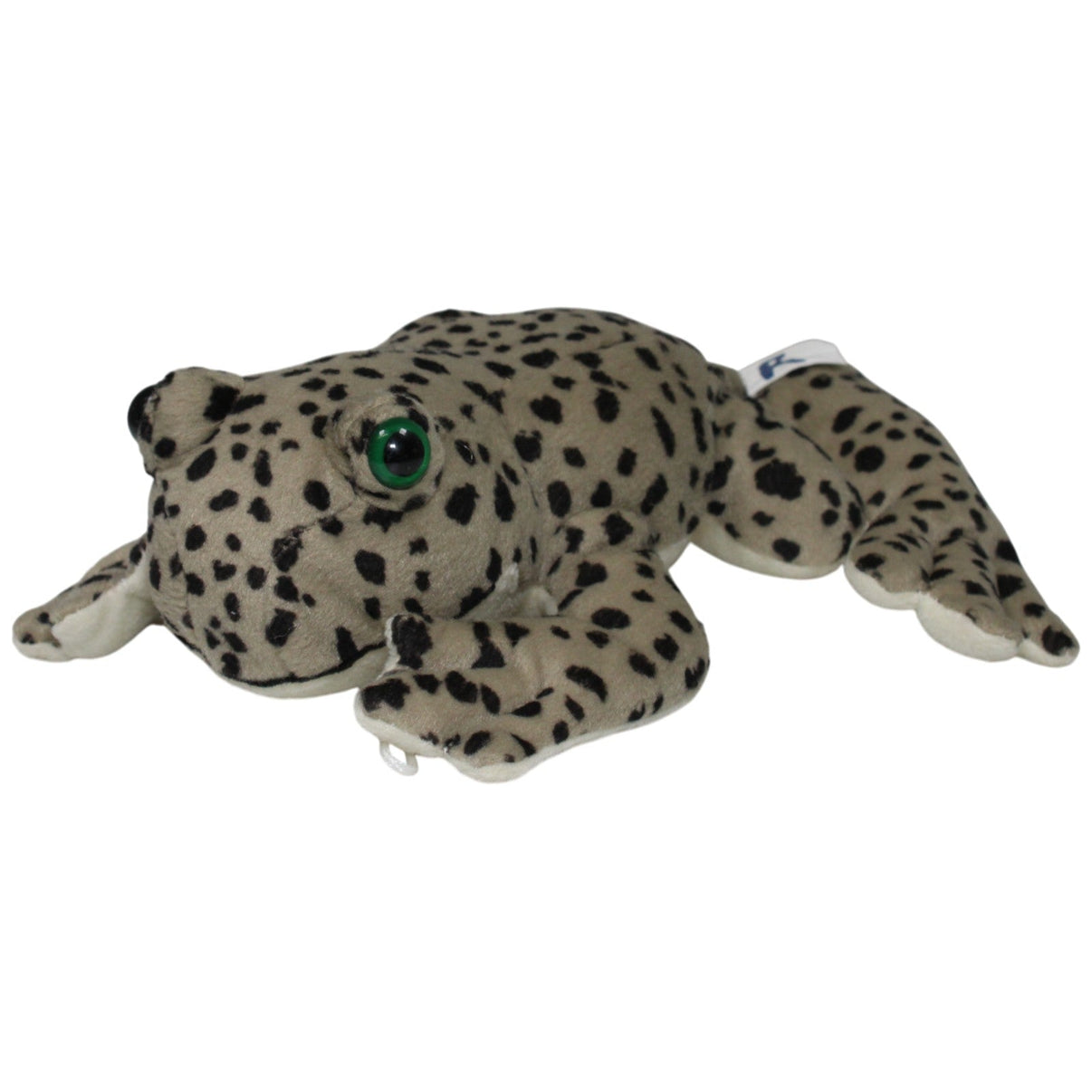 123000018972 Rasehorn Frosch mit schwarzen Punkten Kuscheltier Kumpel Leo 20cm Braun ebay - stofftiere