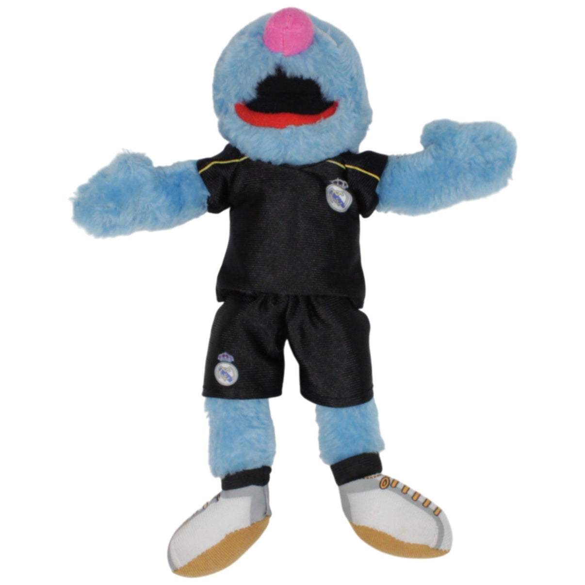 123000018977 Play by Play Grobi aus der Sesamstraße in Real Madrid Trikot "Coco" Plüschfigur Kumpel Leo 2022 30cm Blau