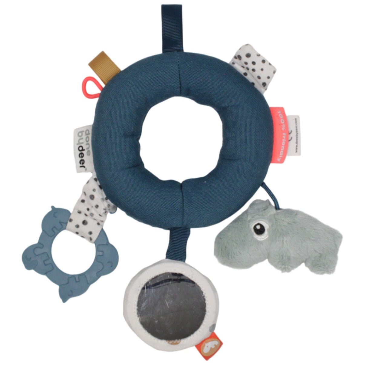 123000018984 Done by Deer Activity Ring, blau Ringrassel Kumpel Leo 22cm Blau ebay - baby - sonstiges