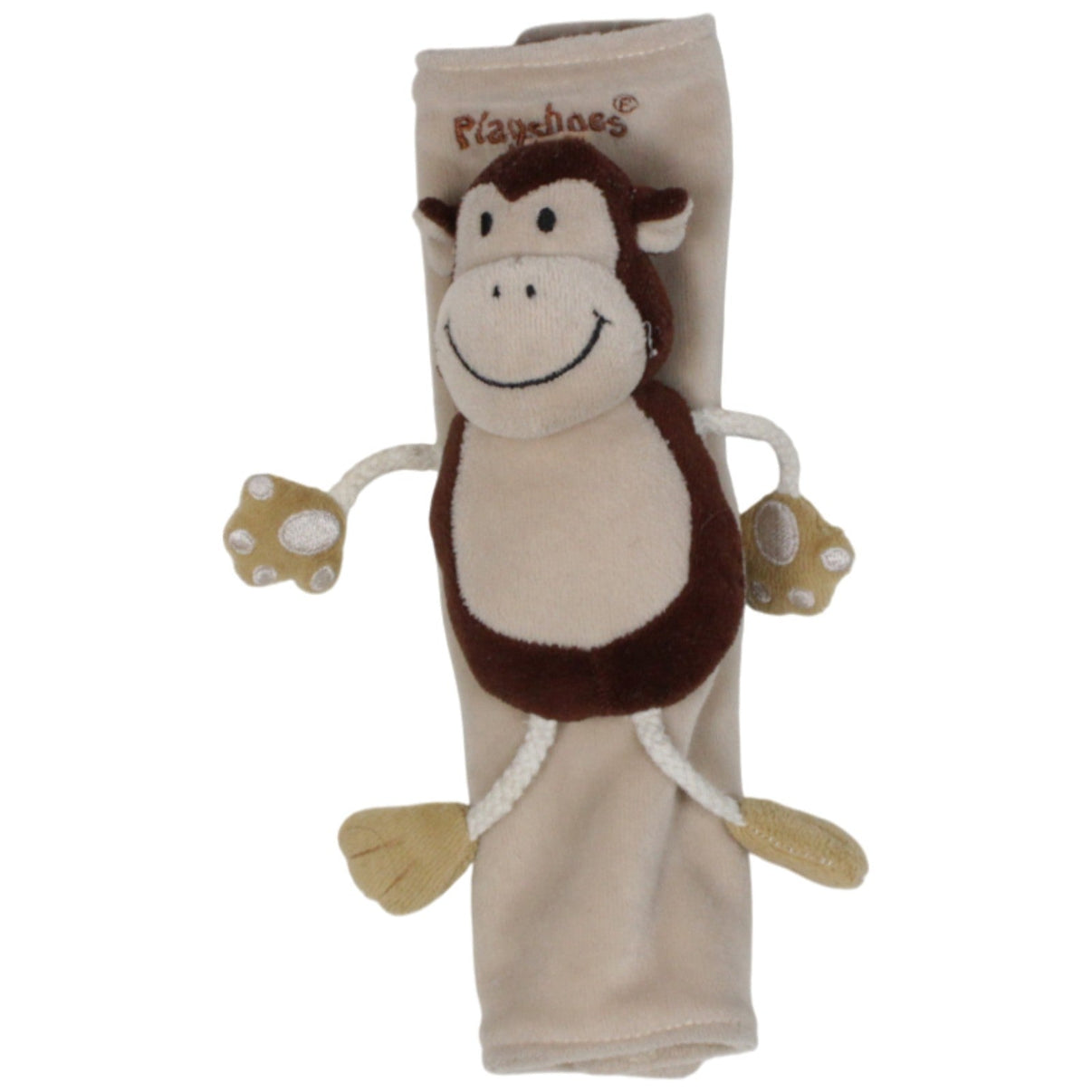 123000019011 Playshoes Affe, beige Auto - Gurtpolster Kumpel Leo 22cm Affe Auto - Gurtpolster
