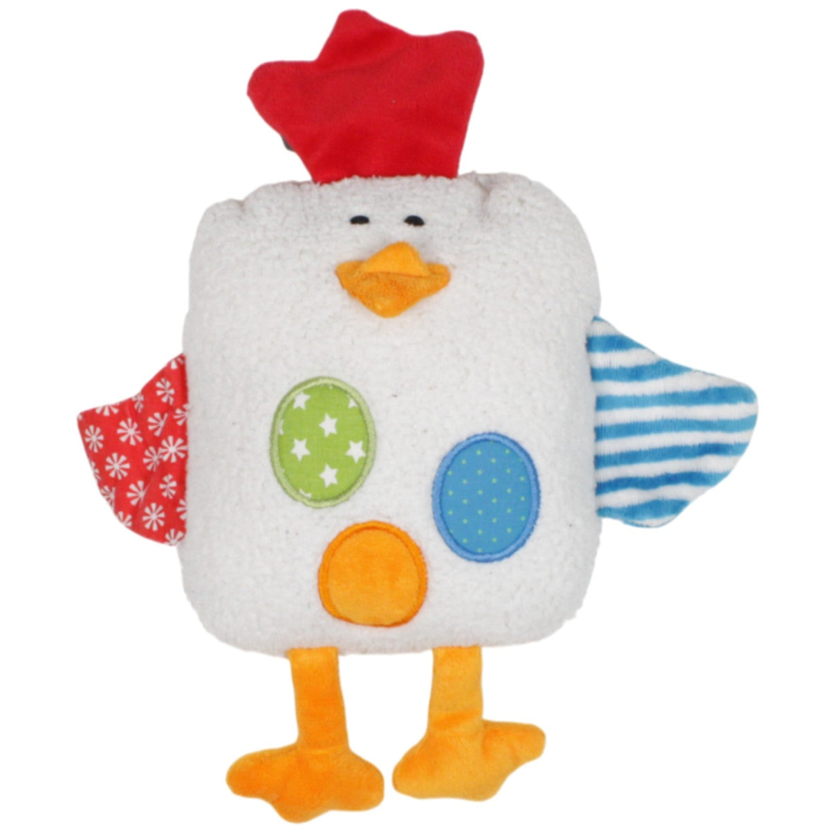 123000019019 Fashy Bunter Patchwork Hahn Wärmekissen mit Bezug Kumpel Leo 20cm ebay - stofftiere Gebraucht