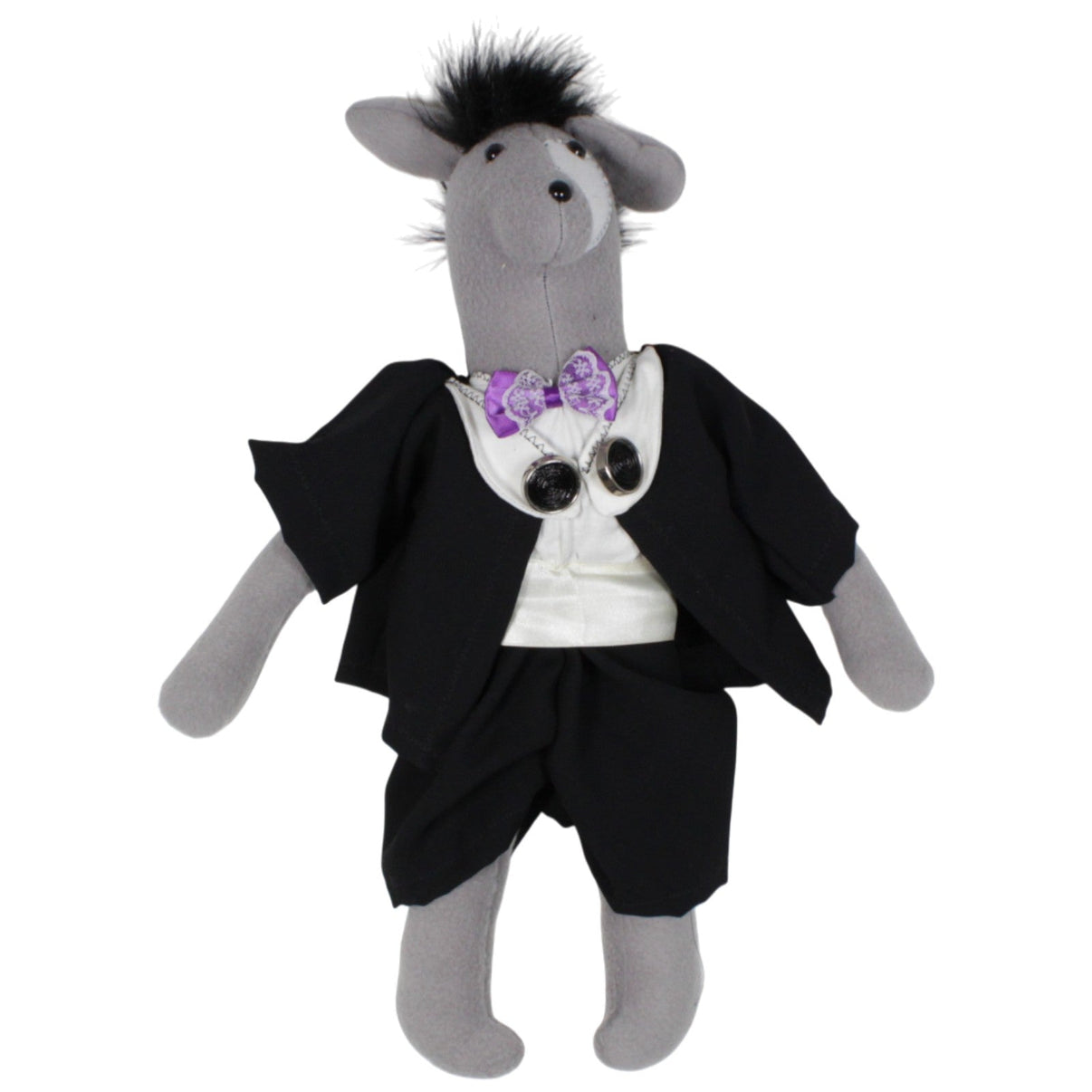 123000019031 Unbekannt XL grauer Hund im Smoking Kuscheltier Kumpel Leo 44cm ebay - 20 - stofftiere Gebraucht