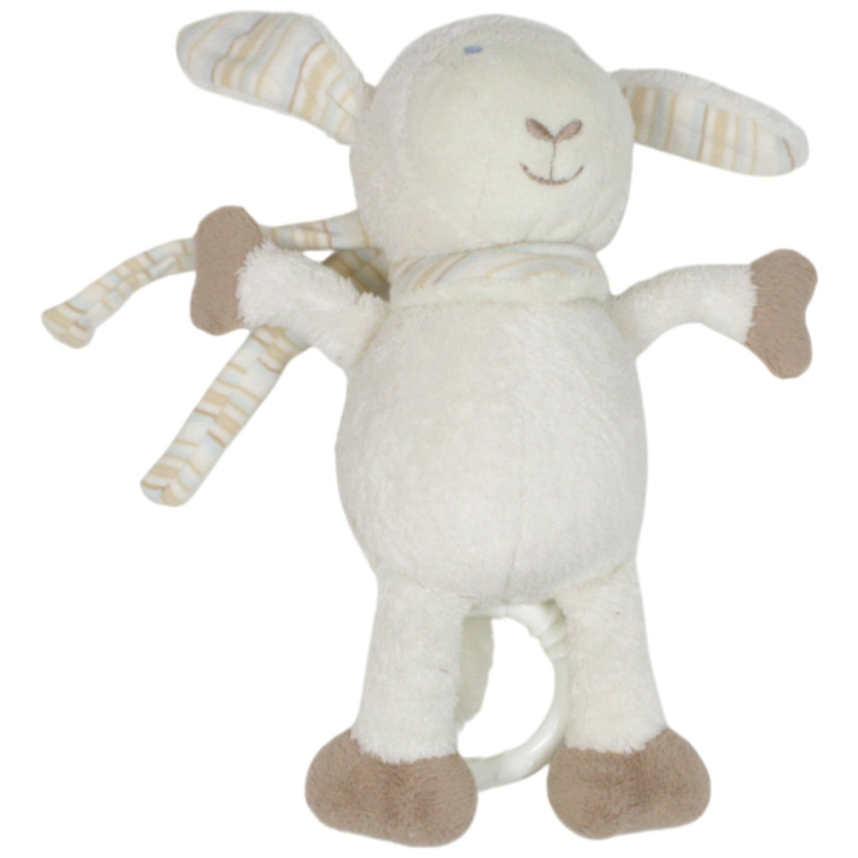 123000019078 Unbekannt Süßes Lamm mit Halstuch Spieluhr Kumpel Leo 20cm Beige Braun