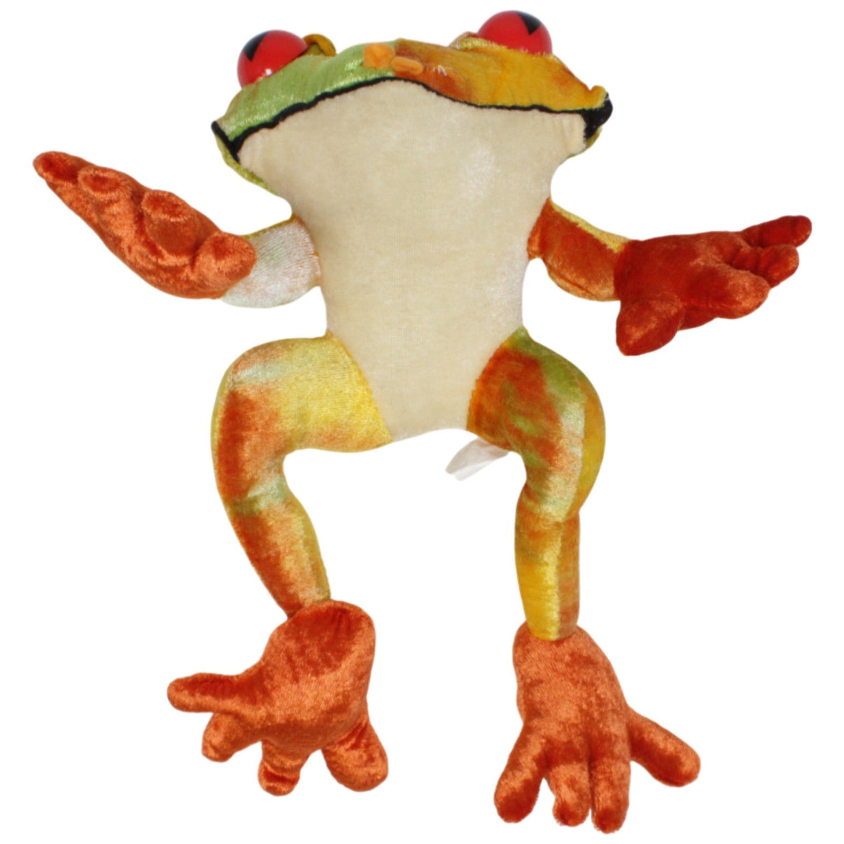 123000019093 Unbekannt Orange glänzender Frosch Kuscheltier Kumpel Leo 30cm ebay - stofftiere Frosch