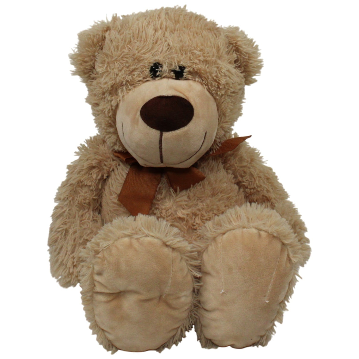 123000019109 Smiki XXL Zotteliger Teddybär, hellbraun Kuscheltier Kumpel Leo 60cm Beige Braun