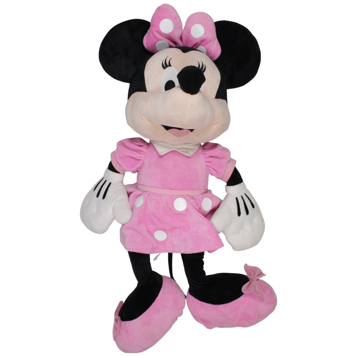 123000019113 Nicotoy XXXL Disney Minnie Maus in rosa Kleid Kuscheltier Kumpel Leo 90cm Charakter ebay - stofftiere