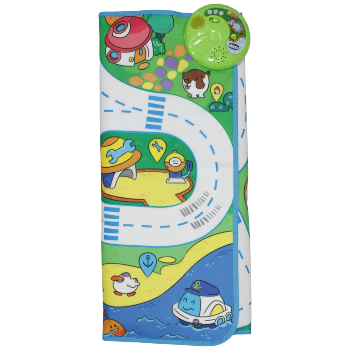 123000019139 Chicco Elektronische Stadt (ohne Auto) Spielmatte Kumpel Leo 108cm 59cm Auto