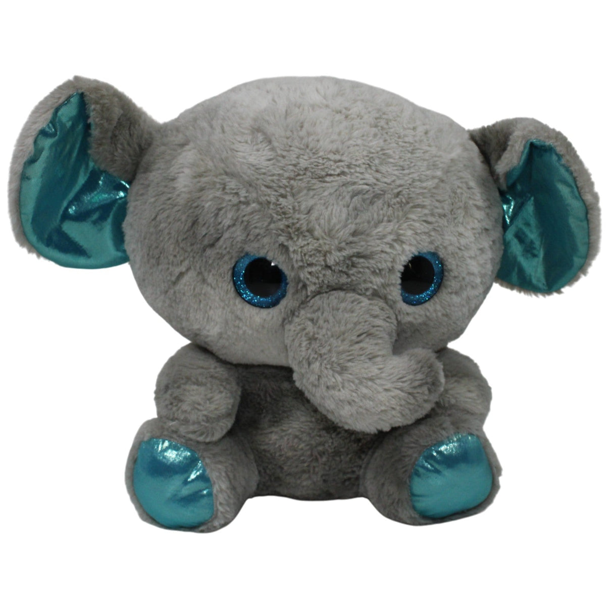 123000019163 Heunec Großer Elefant mit Glitzeraugen, blau Kuscheltier Kumpel Leo 35cm Blau ebay - 20 - stofftiere