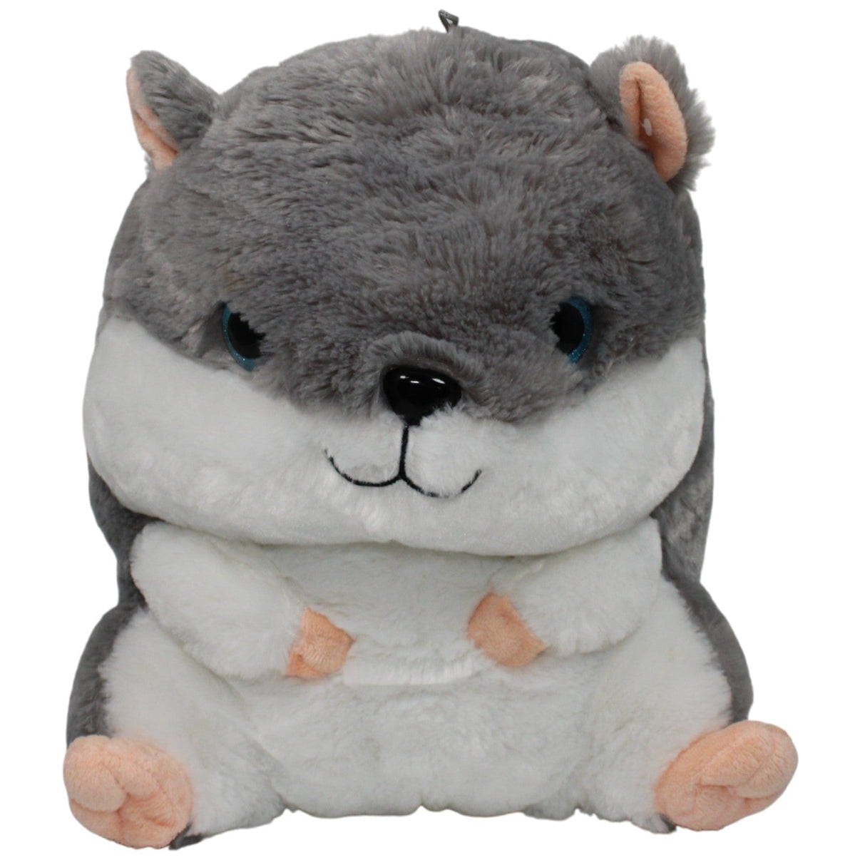 123000019164 Landahl & Baumann XL Hamster mit blauen Glitzeraugen, grau - weiß Kuscheltier Kumpel Leo 40cm ebay - 20 - stofftiere Gebraucht