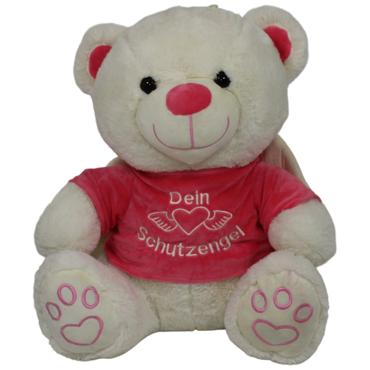 123000019194 K - Toys XL weißer Teddybär mit Flügeln "Dein Schutzengel" Kuscheltier Kumpel Leo 53cm ebay - 20 - stofftiere Engel