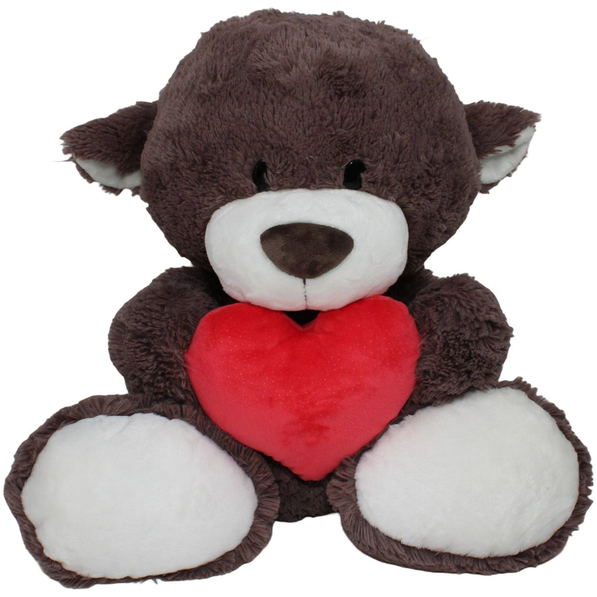 123000019208 NICI XXL Love Bär mit Herz, braun Kuscheltier Kumpel Leo 75cm Braun Bär