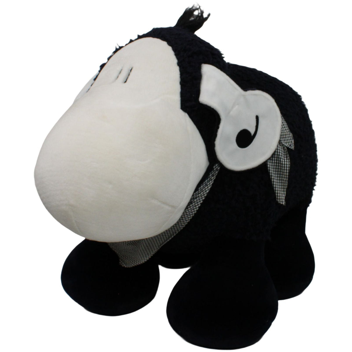 123000019219 NICI Sheepworld, XXL schwarzes Schaf mit Halstuch Kuscheltier Kumpel Leo 55cm 65cm ebay - 20 - stofftiere