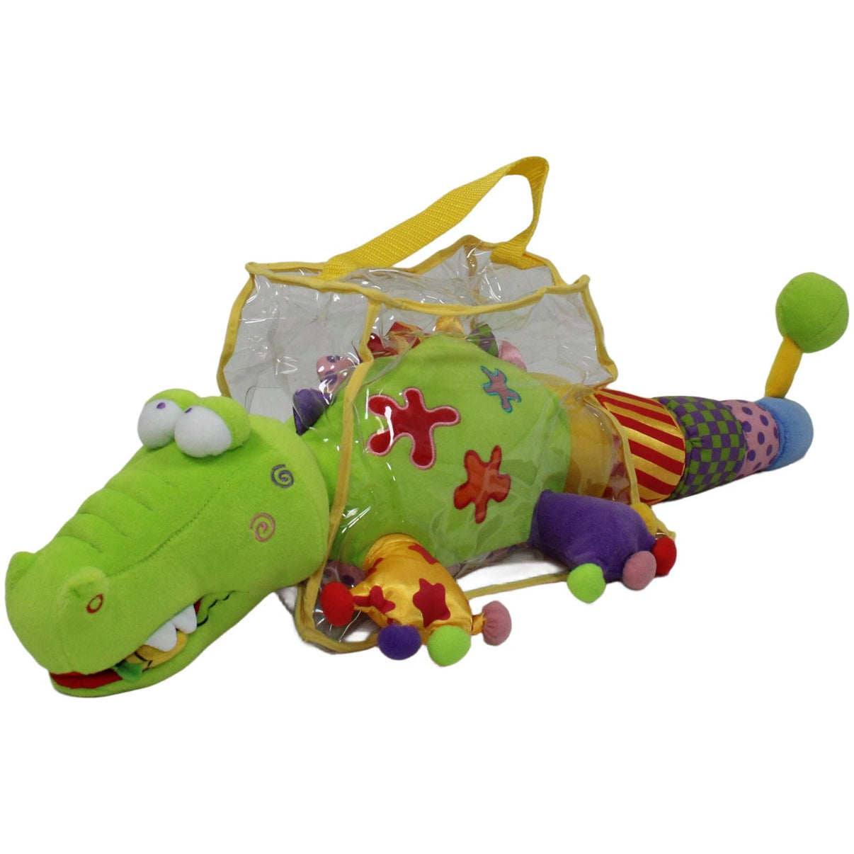 123000019229 Tolo Buntes Krokodil in Tragetasche Activity - Kuscheltier Kumpel Leo 57cm Activity - Kuscheltier ebay - baby - sonstiges