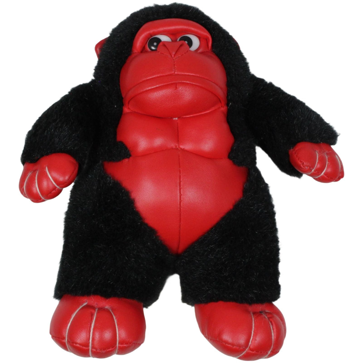 123000019240 Unbekannt Gorilla, rot - schwarz Kuscheltier Kumpel Leo 22cm Affe ebay - stofftiere
