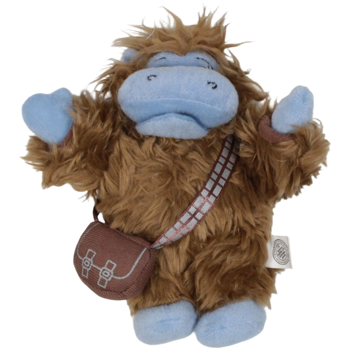 123000019248 Ferrero Kinder Maxi Ei, Aubacca (Chewbacca aus Star Wars) Kuscheltier Kumpel Leo 16cm _Vintage_ Blau