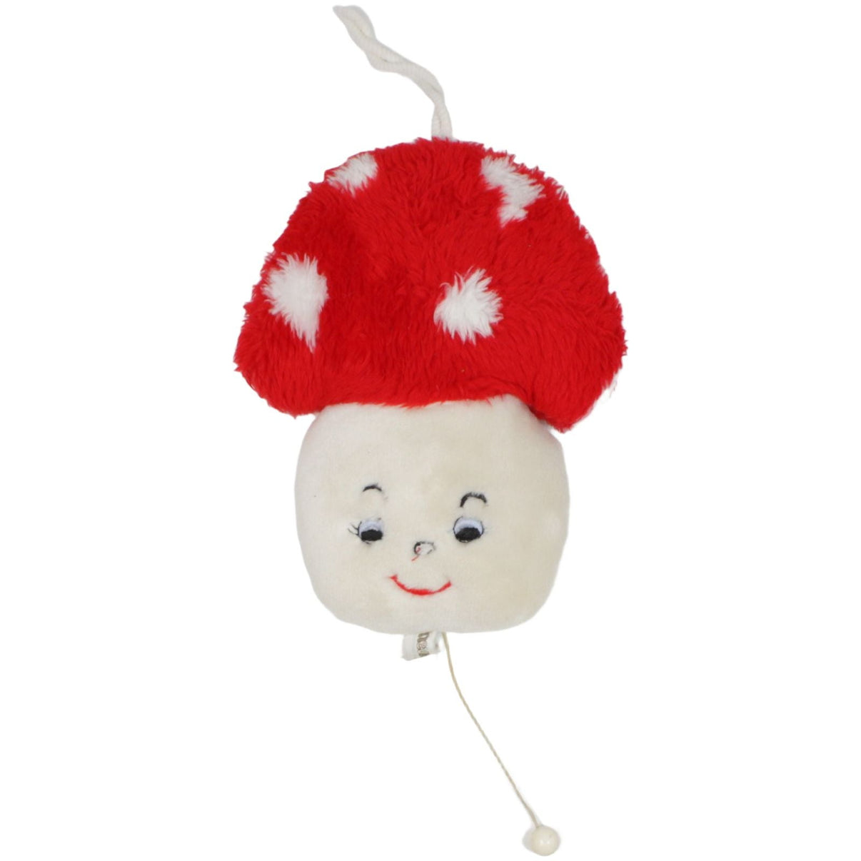 123000019278 Heunec Süßer Fliegenpilz mit Gesicht Spieluhr Kumpel Leo 30cm _Vintage_ ebay - 20 - elektronisch