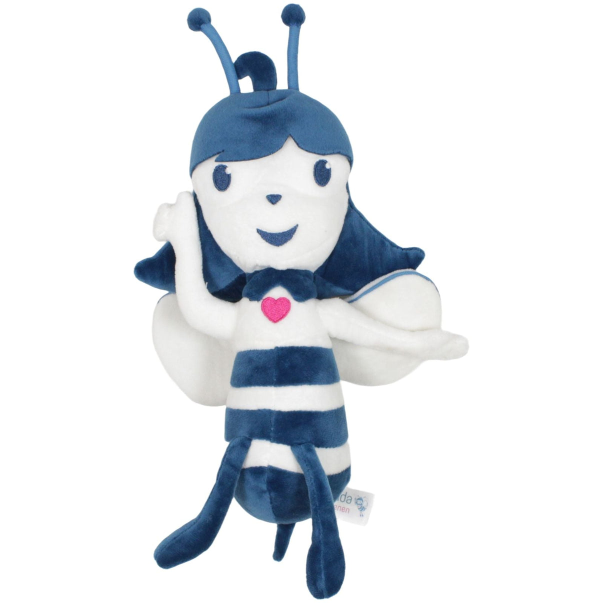 123000019285 Openmindz aiutanda PflegeBienen, weibliche Biene Kuscheltier Kumpel Leo 30cm Biene Blau