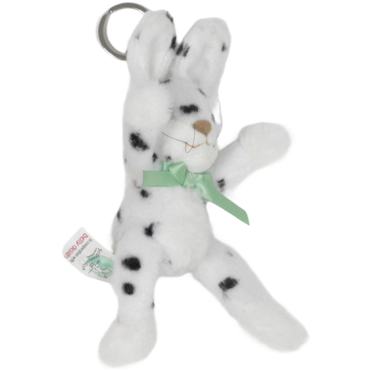 123000019286 Tramondi Sport + Promotion Seehasenfest Friedrichshafen, Weißer Hase mit schwarzen Punkten Schlüsselanhänger Kumpel Leo 15cm ebay - taschen - rucksaecke Gebraucht