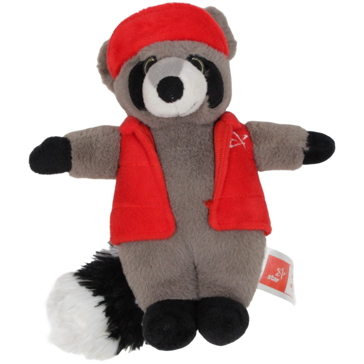 123000019294 ORLEN star Tankstelle Maskottchen, Waschbär Kuscheltier Kumpel Leo 20cm ebay - 20 - stofftiere Gebraucht