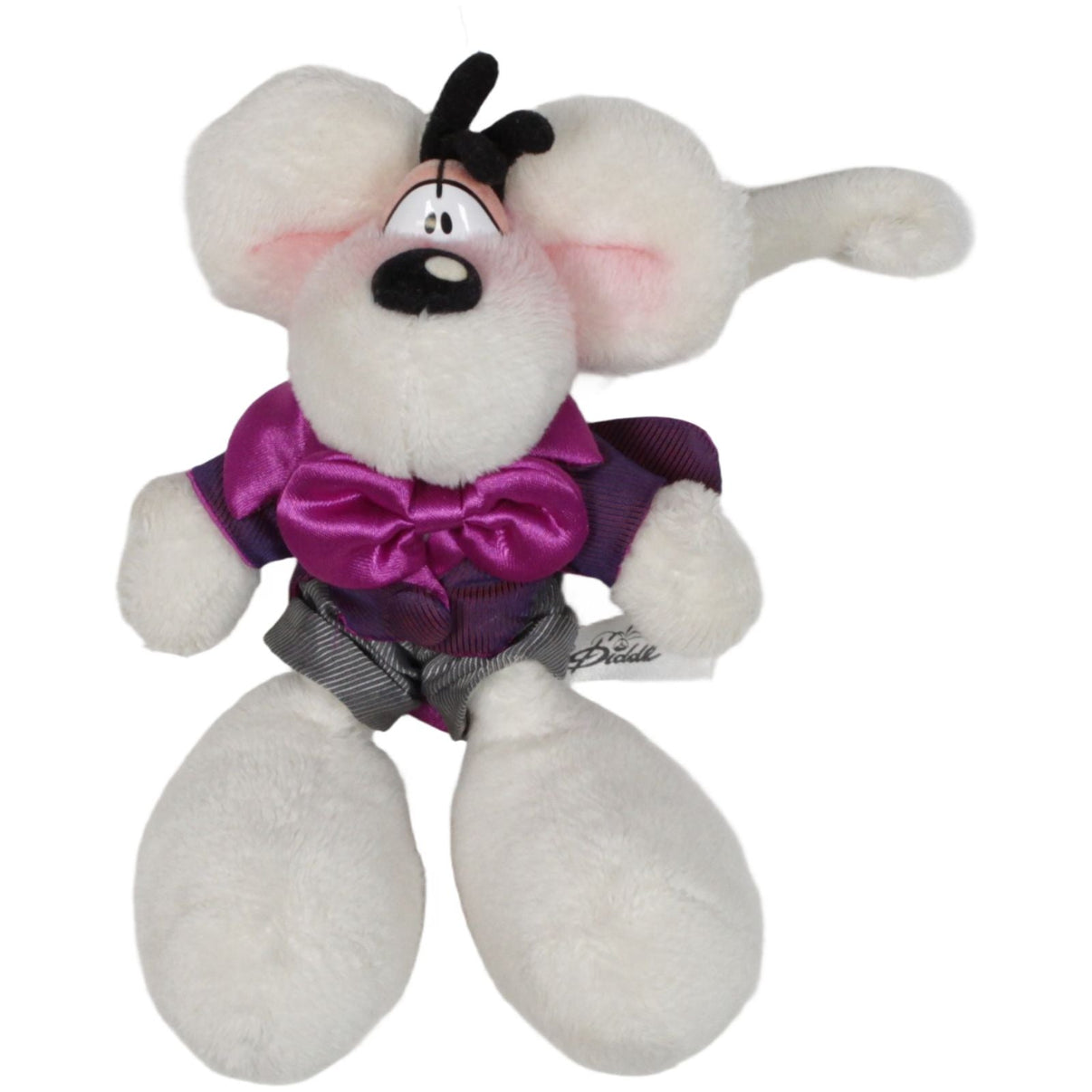 123000019314 Depesche Kleine weiße Diddl - Maus im Frack Kuscheltier Kumpel Leo 15cm _Vintage_ ebay - 20 - stofftiere