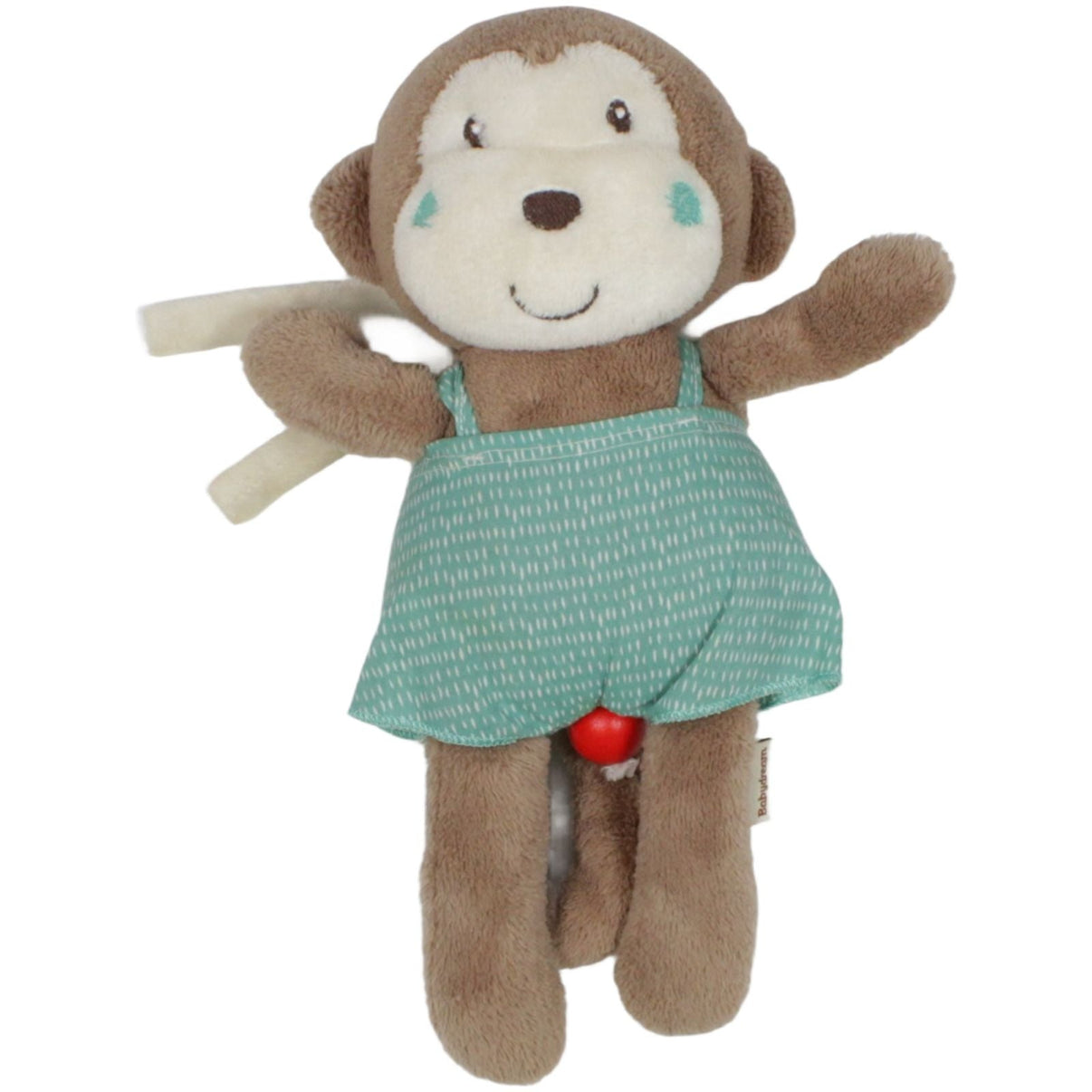 123000019329 Babydream Süßer Affe in grüner Latzhose Spieluhr Kumpel Leo 25cm Affe Babydream