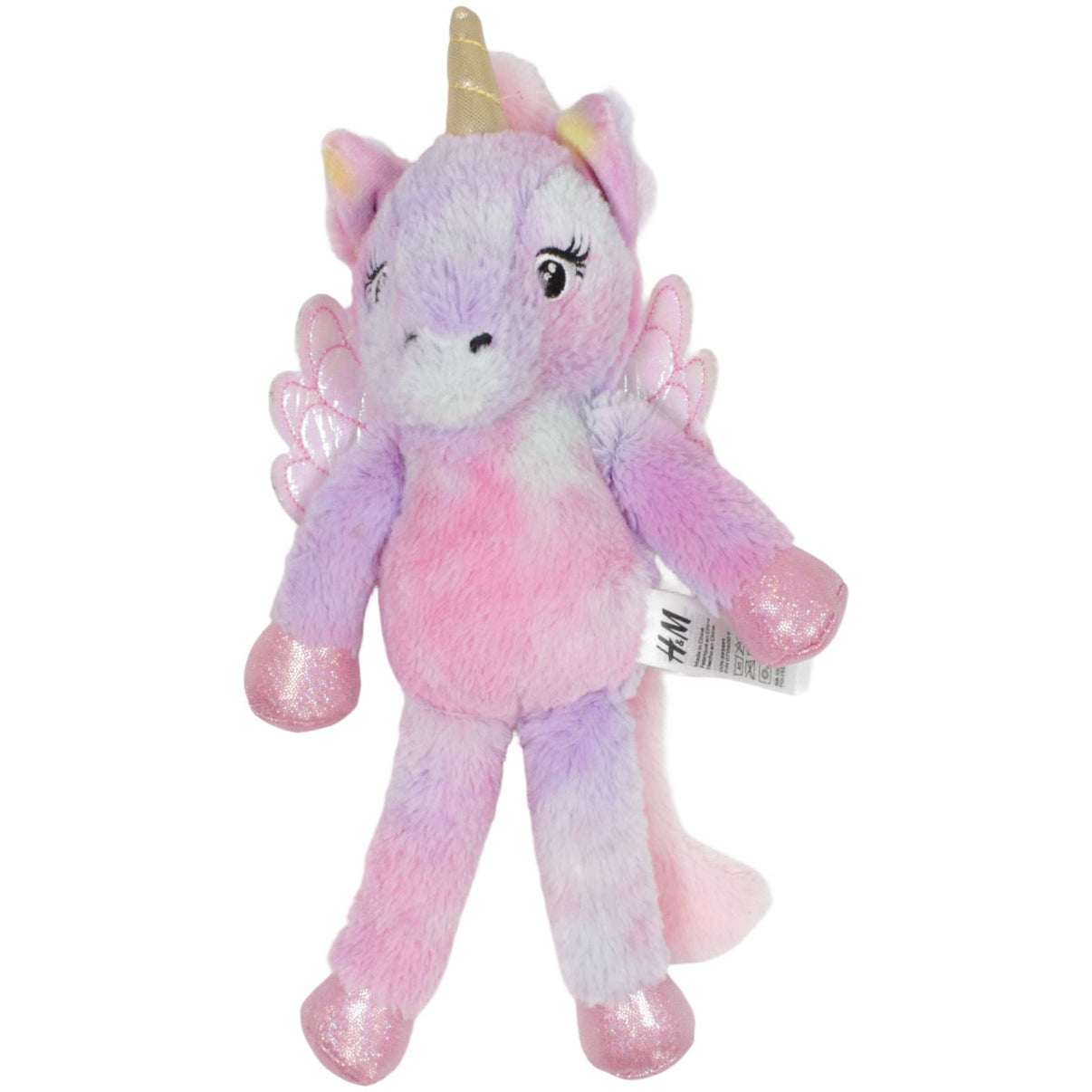 123000019333 H&M Schlenker Geflügeltes Einhorn, lila Kuscheltier Kumpel Leo 30cm ebay - 20 - stofftiere Gebraucht