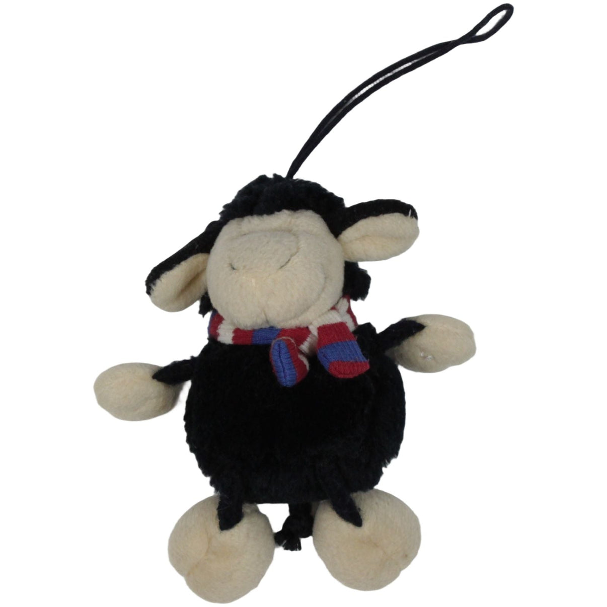 123000019339 NICI Schwarzes Schaf mit Schal Schlüsselanhänger Kumpel Leo 14cm Beige ebay - taschen - rucksaecke