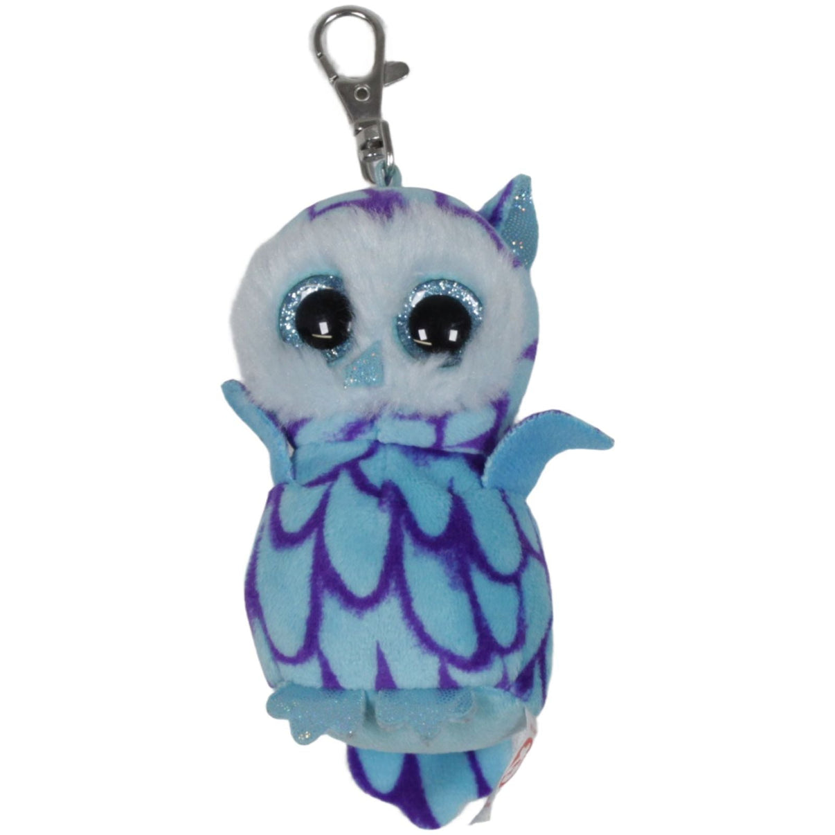 123000019343 TY Eule Oscar Schlüsselanhänger Kumpel Leo 11cm Blau ebay - taschen - rucksaecke