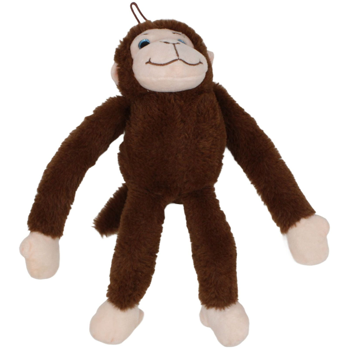 123000019349 GM Promotion Süßer Hänge - Affe mit Klett - Händen Kuscheltier Kumpel Leo 45cm Braun ebay - stofftiere